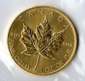 カナダ CANADA メイプルリーフ金貨 1 oz （31.1g） 買取させて頂きまし