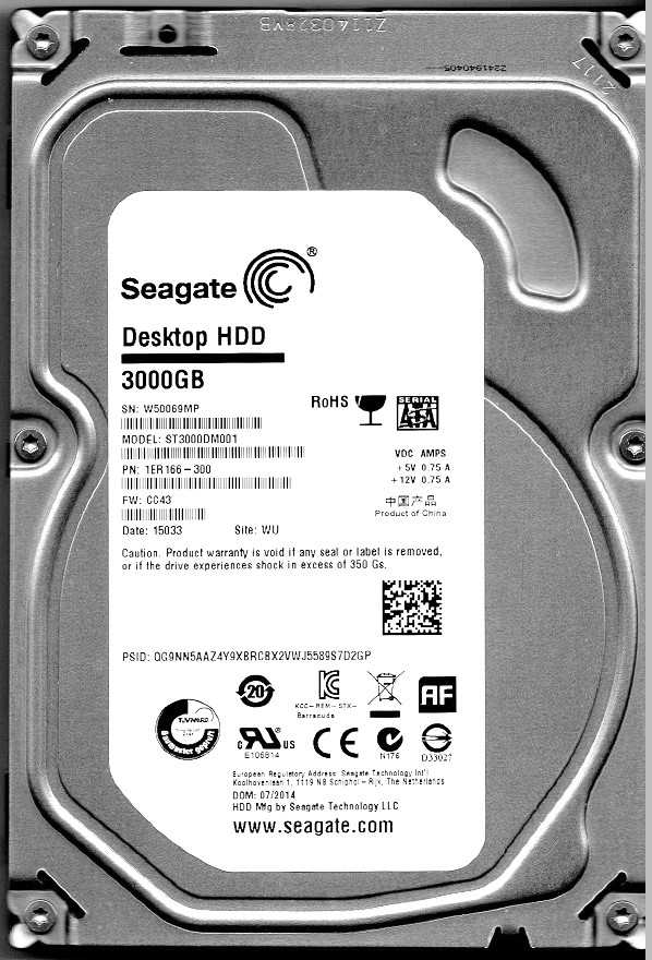 Seagate Desktop 3.5inch HDD 3TB 買取させて頂きました。 | リサイクルショップ・ガレージ2｜松本市｜金・切手
